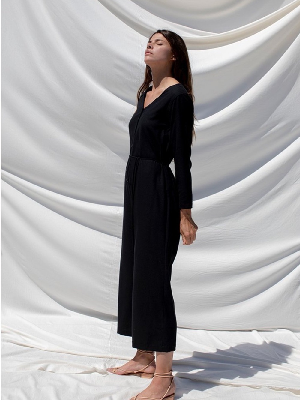 Ozma Silk Noil Cypress Playsuit